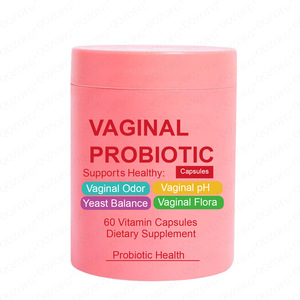 Complément alimentaire pour la santé des femmes adultes, probiotiques vaginaux et prébiotiques de marque OEM, équilibre du <span class=keywords><strong>pH</strong></span>, 60 capsules, soutient la santé digestive et l'immunité - Product Image 5