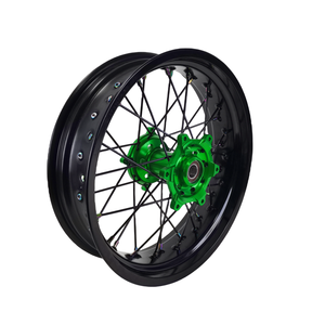 Juego de Ruedas <span class=keywords><strong>Supermotard</strong></span> <span class=keywords><strong>KX</strong></span> KXF de 17 Pulgadas de Alto Rendimiento con Buje Compatible con Kx125/250 Kxf250 - Product Image 3