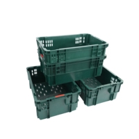 Boîtes de rangement empilables en PP pour la vente en gros, solution de stockage résistante à la perforation