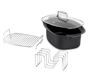 Sous vide-horno eléctrico de <span class=keywords><strong>arroz</strong></span> con pantalla digital táctil, máquina para freír <span class=keywords><strong>arroz</strong></span>, <span class=keywords><strong>sin</strong></span> aceite, 10 en 1 - Product Image 4