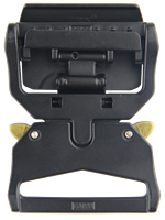 Boucles rapides à dégagement latéral en métal pour ceinture Matériau en alliage d'aluminium de haute qualité 47mm Boucle tactique à dégagement rapide