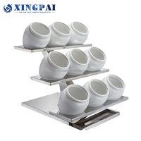 Équipement de restauration XINGPAI, ensemble de buffet en acier inoxydable, supports de buffet pour hôtel, décoration de gâteaux de mariage, présentoir de buffet