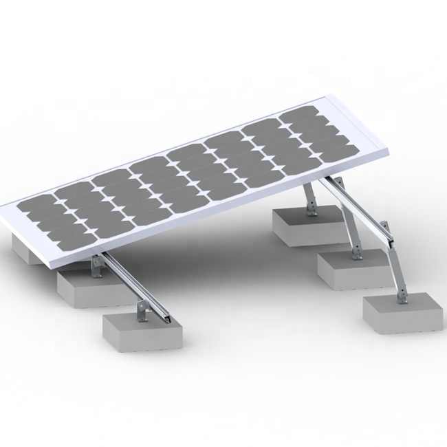 PV Module Solar Support Structures for Roof Installation