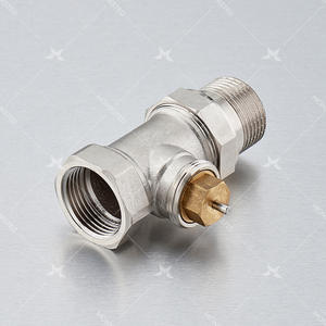 MK-5003 Munksend MKSTED Vanne thermostatique droite automatique transfrontalière en laiton nickelé pour radiateur A113 - Product Image 4