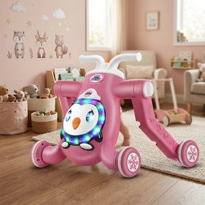 Andador para Bebés Tres en Uno, Carrito de Juguete Plegable, Venta Directa de Fábrica, Andador Multifuncional para Bebés de 1 a 3 Años - Product Image 3