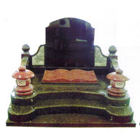 Monument et pierres tombales en granit naturel sculpté, grand modèle simple et économique, design mausoléen, en promotion en Chine