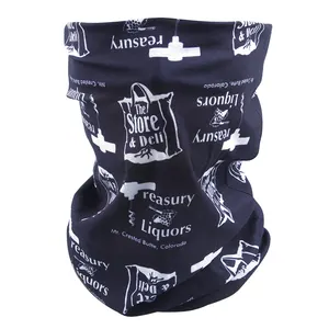 Bandana syal ajaib berat tinggi sublimasi syal sepeda motor poliester Fashion leher Gaiter mulus Bandana