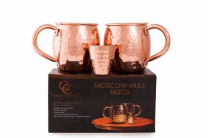 Taza de cobre acabada martillada para el uso de la bebida del hotel del bar casero - Product Image 5