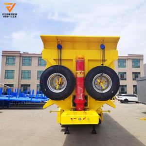 Remolques Volquete de Servicio Pesado de 3 y 4 Ejes, Nuevos y Usados, con Cilindro Hidráulico, para Tractor, con Descarga Lateral y Trasera - Product Image 2