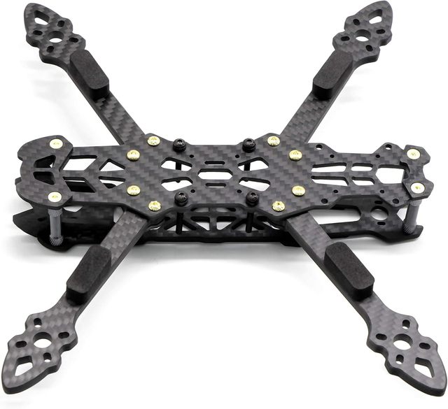 Factory Wholesale Carbon Fiber FPV Racing Drone Frame Kit - Freestyle Quadcopter Parts RC Parts ACCS AP UAV Drones Accessories