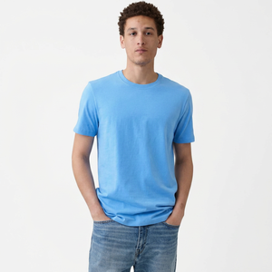 <b>Gap</b> Men's Blue Short Sleeve T-Shirt Regular Fit O-Neck Cotton Jersey Casual Style - Product Image 1