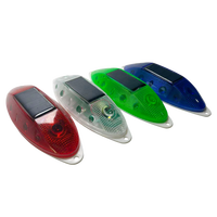 Feux de circulation solaires LED en plastique à haute luminosité, signalisation d'urgence routière, lumière stroboscopique, signalisation d'avertissement, indice de protection IP68, haute intensité