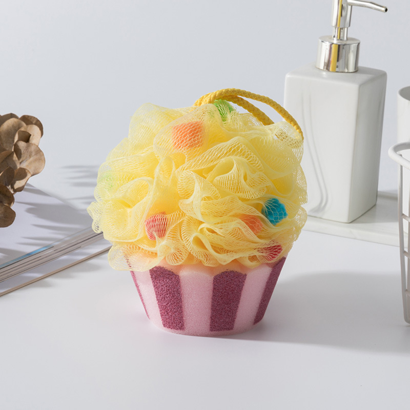 Fleur de bain gâteau couleur sauce