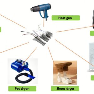 ส่วนประกอบให้ความร้อนไมกาสำหรับอุ่นผ้าขนหนูหรืออบ - Product Image 5