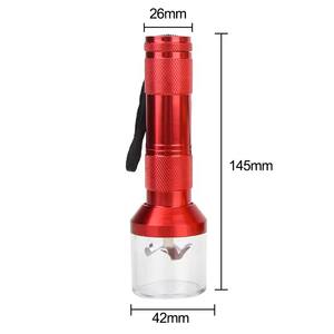 Trituradora <span class=keywords><strong>de</strong></span> hierbas, molinillo <span class=keywords><strong>de</strong></span> <span class=keywords><strong>tabaco</strong></span> <span class=keywords><strong>de</strong></span> Metal, molinos eléctricos, forma <span class=keywords><strong>de</strong></span> antorcha, manivela, máquina Muller <span class=keywords><strong>de</strong></span> especias - Product Image 5