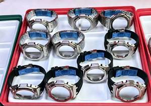Kit de modification de <span class=keywords><strong>bracelet</strong></span> de montre en métal doré givré pour boîtier de montre G <span class=keywords><strong>Ga</strong></span> <span class=keywords><strong>2100</strong></span> - Product Image 2