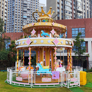 Carrusel más barato de <span class=keywords><strong>China</strong></span> 12 carrusel pequeño carrusel paseo para niños interior - Product Image 5