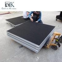 Plateforme mobile pliable en aluminium 4x4 pieds, podiums à montage facile