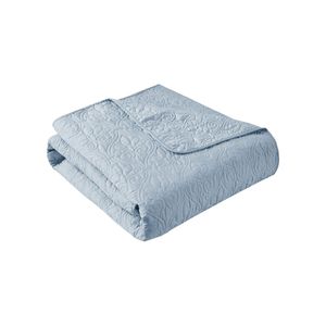 DB Oversized <b>Quilted</b> Ivory <b>Throw</b> 60x70 <b>Bedspreads</b> & Coverlets - Product Image 2