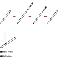 Stylet actif pour Lenovo Yoga 14s Stylus 14C 15 C740 X1 920 7 6 720