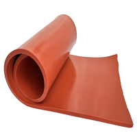 Feuilles de caoutchouc silicone de haute qualité, 3 mm d'épaisseur, excellente résistance à la chaleur, flexibilité, marque Mige, dureté 60 Shore