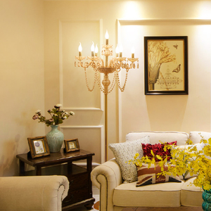 Modern Red Floor <strong>Lamps</strong> Standing <strong>Fabric</strong> <strong>Shade</strong> for Bedroom Decor Beside Lighting Fixture Lustres Stand <strong>Lamp</strong> for Living Room - Product Image 4