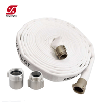 Tuyau d'incendie de 1 pouce de haute qualité, équipement de pompier, tuyau à double gaine, raccords de tuyau haute pression pour l'irrigation