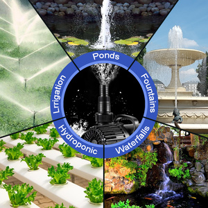 Bomba de Água Submersível de Alta Vazão 5300GPH, Bomba de Lago Economizadora de Energia com Saída Ajustável para Aquários, Fontes e Hidroponia - Product Image 6