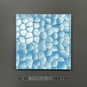 Pool <span class=keywords><strong>Series</strong></span> Checkered Small Floral 300x300mm Antideslizante Resistente a la sal Azulejo de porcelana de cuerpo completo Mármol LookPorcelain Floor Tiles - Product Image 4
