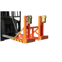 500kg 1000kg 1500kg 2000kg Grappin simple pour fûts d'huile, type monté, accessoire pour chariot élévateur, élévateur de fûts pour acier et plastique