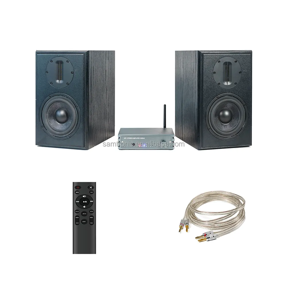 Samtronic Power Amplifier 2.0 Stereo Speaker Amplifier HiFi Amplifier speaker kit bookshelf speaker home theatre system