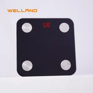 Drop Shipping BMI Body Fat Weighing Scale Personal Household Electronic Glass Body Scale