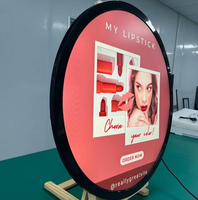 Layar LCD TFT Bentuk Lingkaran 23,6 inci Terbaik untuk Signage Digital Periklanan