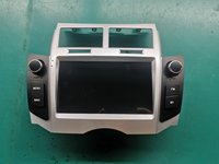 Autoradio Android Auto sans fil CarPlay pour Toyota Yaris XP90 Vitz 2005-2011 2+64G avec boutons physiques