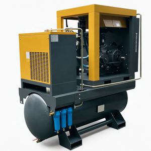 Compresseur d'air à vis 15KW 20HP 1,9-2,5 M3/min 67-88 Cfm 7-13 bar pour machine CNC/machine d'emballage/meuble/industrie du <span class=keywords><strong>location</strong></span> - Product Image 6