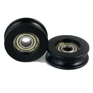 Unterschied liche Farbe Lager runde Form kleine Nylon Riemens cheibe Rad Schiebetür Rollrad - Product Image 6