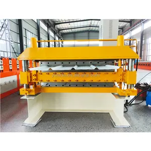 New design double-layer roof panel AG and PBR steel plate automatic bending forming machine
