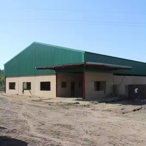 Estructuras de construcción de almacén industrial con marco de la mejor venta Taller prefabricado para estructura de acero Godown - Product Image 1