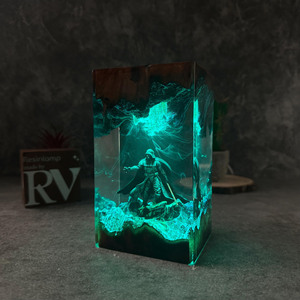 Lampe en résine Star <span class=keywords><strong>Wars</strong></span> Darth Vader, lumière de nuit créative, personnage de film 3D, décoration de bureau, article cadeau pour amis, personnalisable - Product Image 4
