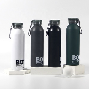 Flacon étanche en aluminium personnalisé, de grande capacité, avec paille, bouteille d'eau mignonne, pour le sport, les voyages et le plein air, ml - Product Image 4