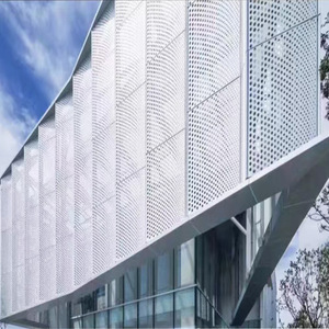 Eco-Friendly Profile Aluminum Decorative Wall Panel <strong>Perforated</strong> Metal <strong>Cladding</strong> Aluminum Panels - Product Image 1