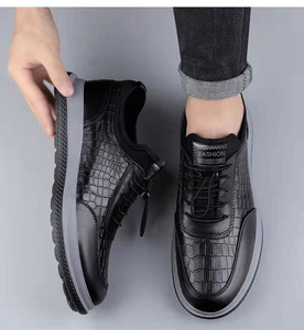 مصنع بيع بالجملة بقعة شعبية الأحذية الجلدية رخيصة - Product Image 4