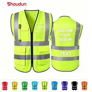 Custom Hi Vis Vest <strong>Personalised</strong> Hi Vis Reflective Safety Vest with Logo for Warehouse Cycling Running Hi Vis Utility Vest - Product Image 1