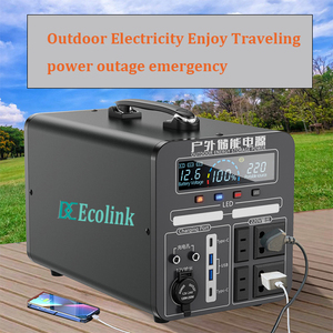 Pin <span class=keywords><strong>lithium</strong></span> <span class=keywords><strong>ion</strong></span> khẩn cấp 1000W 1200W 1500W ngoài trời Trạm điện cầm tay ngân hàng 2000W cho máy tính xách tay - Product Image 4