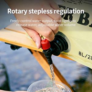 Sac à eau de camping extérieur personnalisable, pliable, portable, capacité de 1L à 10L, réutilisable avec valve pour le stockage de bière et de jus - Product Image 4