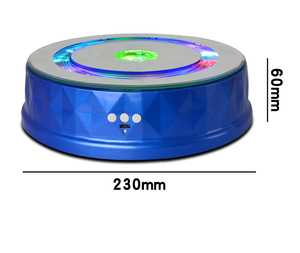 Présentoir multifonctionnel avec haut-parleur Bluetooth, alimentation électrique USB, batterie intégrée, support rotatif musical - Product Image 4