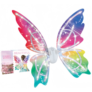 Alas de Mariposa Móviles, Decoración para Fiestas, Juguetes de Halloween, Disfraz para Niñas, Luces Intermitentes, Plástico Seguro, 3+ - Product Image 2