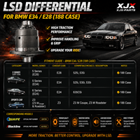 Diferencial Helicoidal LSD de 188 mm, Plug and Play, para BMW E34, E28, E30, E36, Z3, Conversión Clásica con Montaje Directo