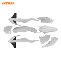 OTOM Kit Carénage Complet Moto Cross en Plastique pour KTM EXC EXCF SX SXF XC XCF XCW 125 250 350 450 Modèles 16-18