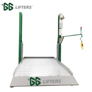 Two <span class=keywords><strong>Poat</strong></span> 2-Car 2300kg Carport de acero hidráulico con sistema de estacionamiento de elevación para estacionamiento de automóviles - Product Image 3